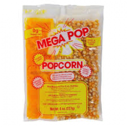 Popcorn 50 Servings Incl. Bags